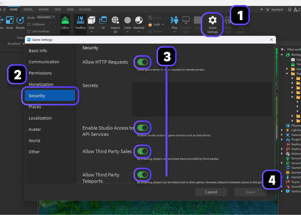 Security walkthrough