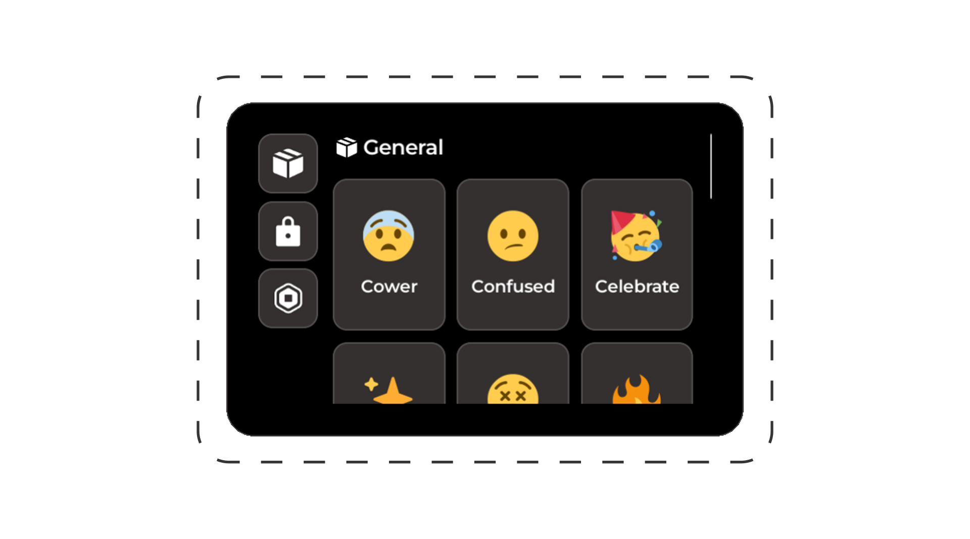 Emotes menu
