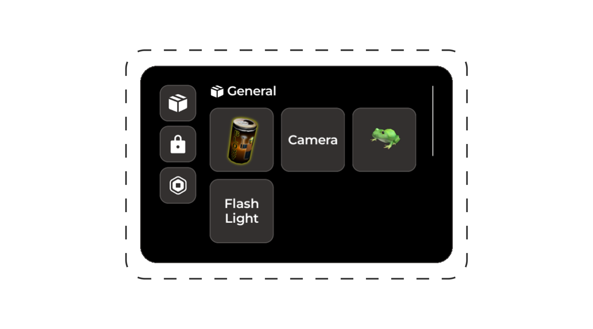Items menu